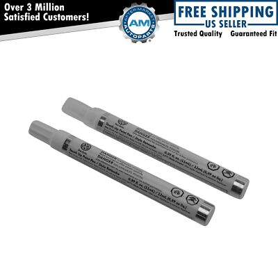 OEM VW Touch-Up Paint Pen Snow Black L041 & Clear Coat for Volkswagen Brand New