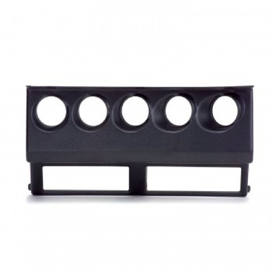 Auto Meter 15218 Black 5 Pods Panel for 2-1/16'' Gauges fits 87-95 Wrangler YJ