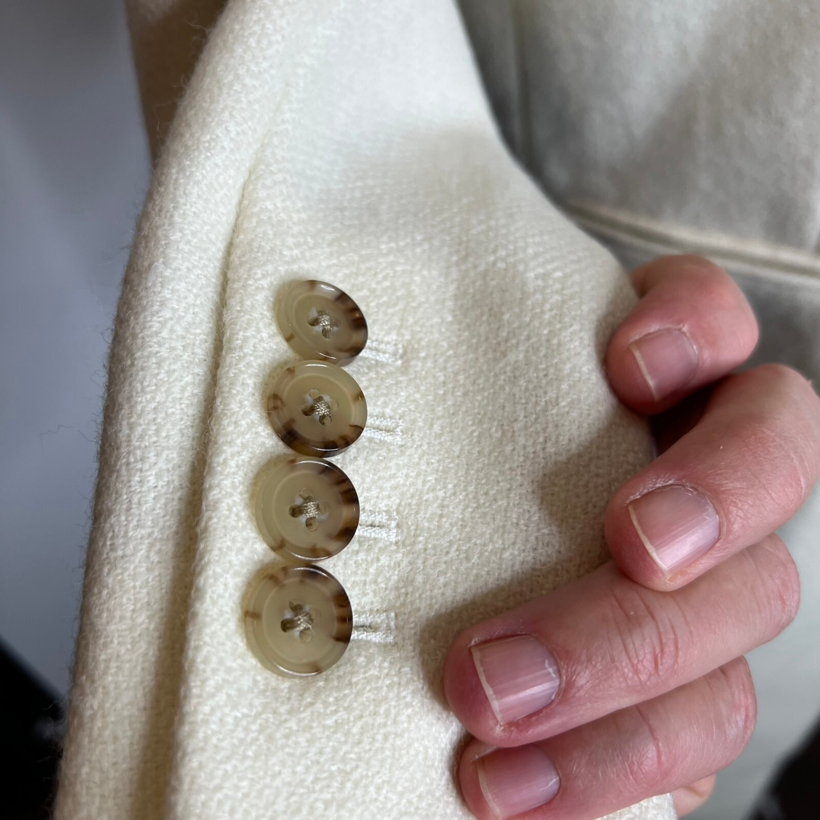 Pre-owned Jcrew J.crew Womens $428 Palais Topcoat Italian Melton Wool Blend Ivory Size 14 Bu452 In White