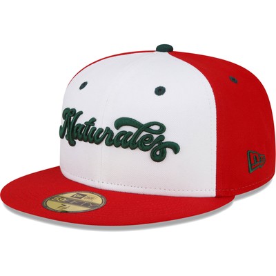 Men's New Era White Northwest Arkansas Naturals Copa De La Diversion 59FIFTY