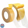 YBhuoo Hem Tape No Sew No Iron - 1inch+2inch x 39FT - Extra Strong Hemming Tape for Fabric, Clothes, Pants, Curtains, Dresses, Etc
