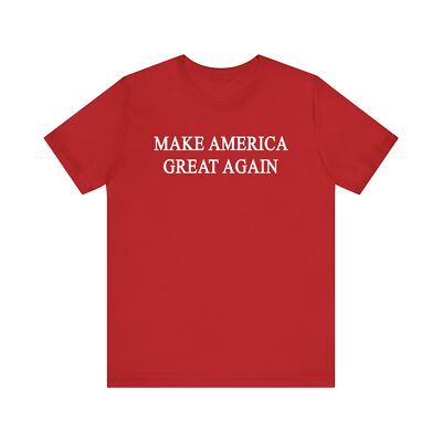 MAGA T-shirt, Make America Great Again T shirt, Statement T shirt, Unisex Cotton
