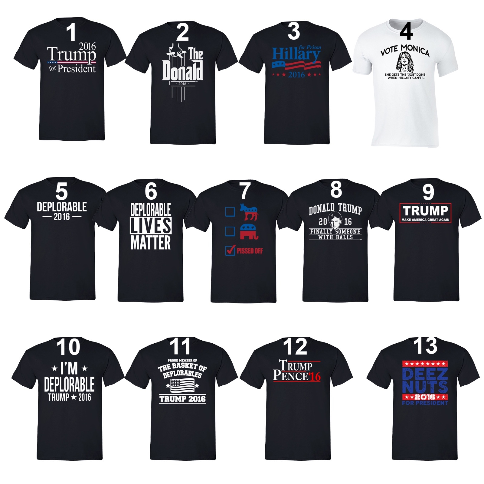 Proud Member Of The Basket Of Deplorables Trump 2016 T-Shirt Proud Member Of The Basket Of Deplorables Trump 2016 T-Shirt