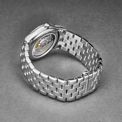 Pre-owned Longines Mens 'flagship' Silver Dial Ss Bracelet Automatic Watch L4.899.4.72.6