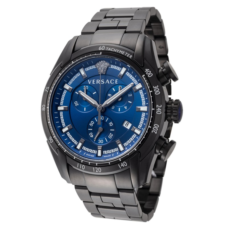 Versace Men VE2I00521 VRay 44mm Quartz Chronograph Watch