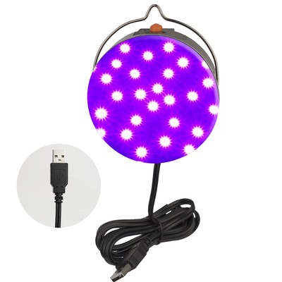 Led Black Light Light 10w Usb Hangable Uv Blacklights With Hook Black Light Lamp