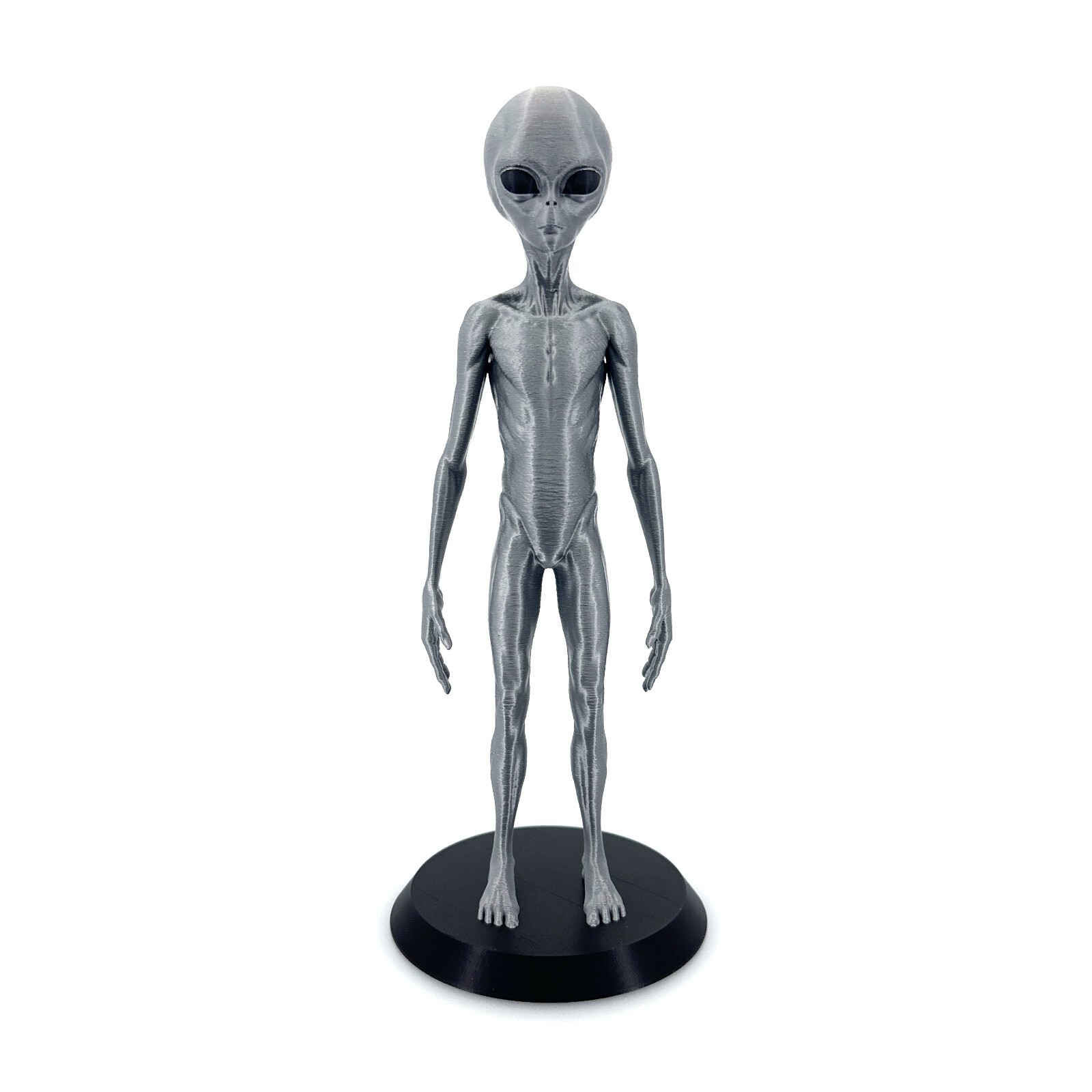 その他 Grey type Alien figure modeled object Grey Alien Figurine - 3D Printed Sci-Fi Extraterrestrial