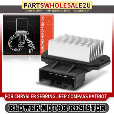New HVAC Blower Motor Resistor for Chrysler 200 Sebring Dodge Avenger Caliber