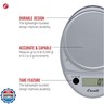 Escali Primo Digital Food Scale Multi-Functional Kitchen Scale and Baking Scale for Precise Weight Measuring and Portion Control, 8.5 x 6 x 1.5 inches, Chrome