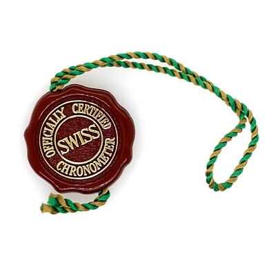 Authentic Rolex Red Chronometer Hang Tag