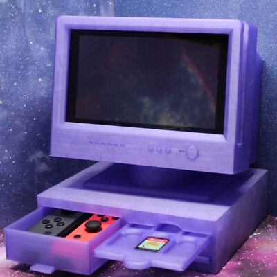 Retro Computer Display Dock Nintendo Switch OLED Original 3D Printed