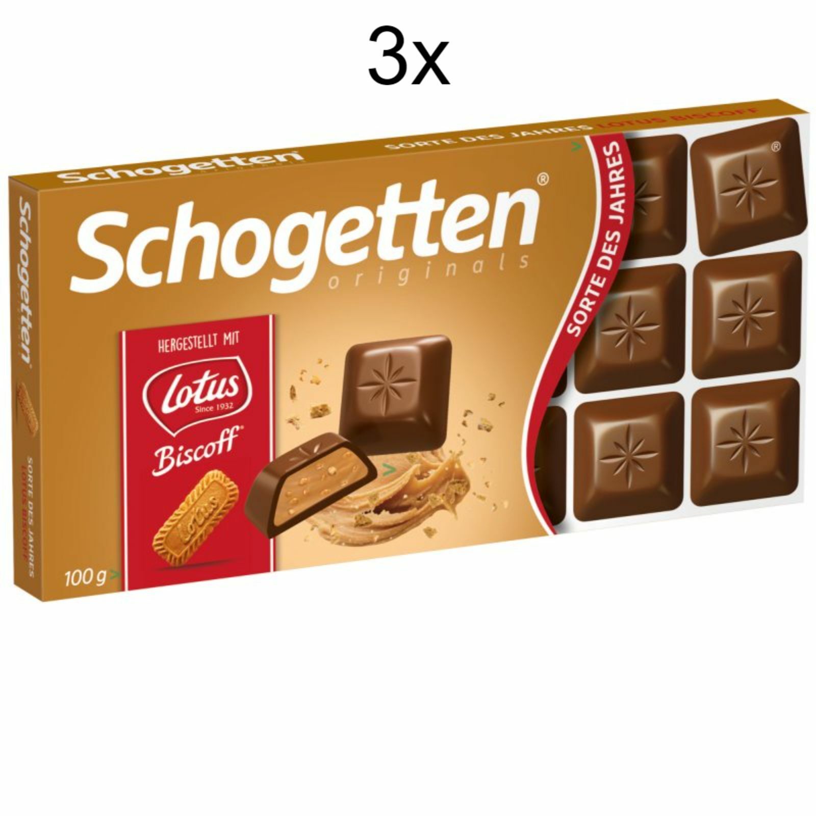 Шоколад Schogetten Lotus Biscoff 100гр