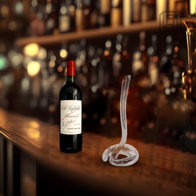 Crystal Wine Decanter Liquor Decanter for Wine, Beer, Snake Shape for Home Decor
