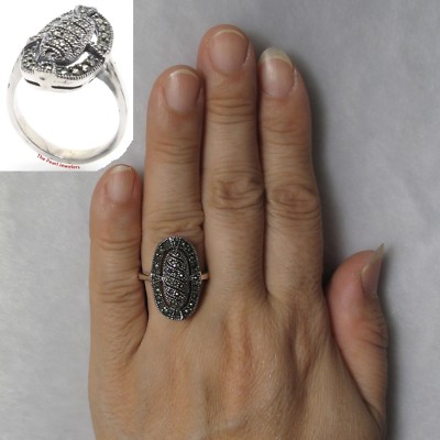 925 Sterling Silver Vintage Ribbed Design Ring Size 5 1/4 - Etsy