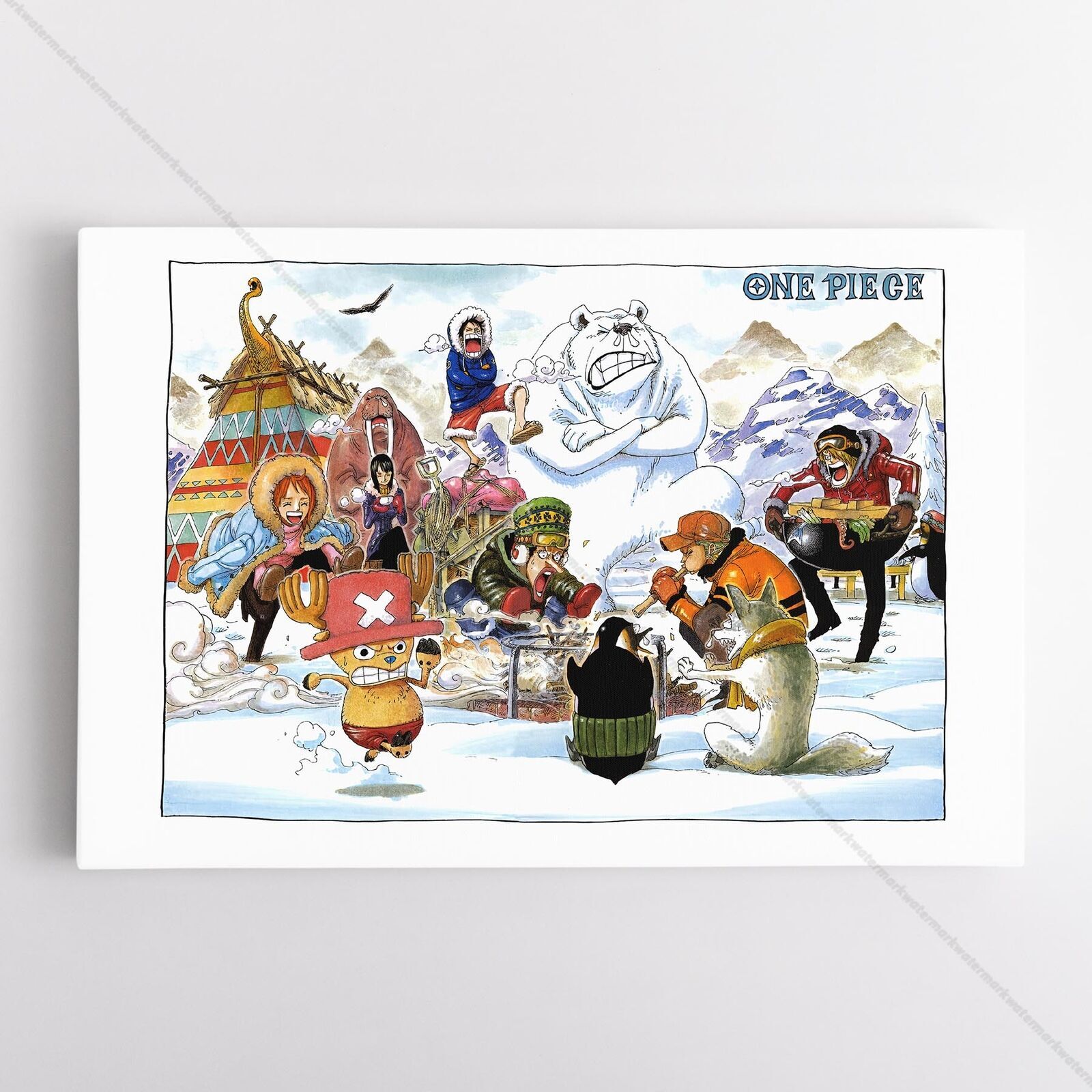 One Piece Poster Canvas - Chapter 391 The Girl Called a Devil Art Print