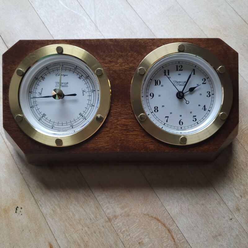 Weems And Plath Barometer And Clock Made in Germany Works 