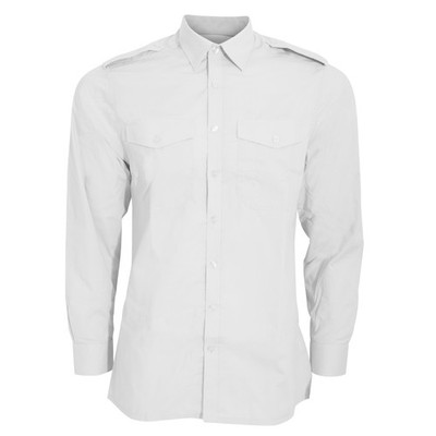 Kuston Kit  Camisa de piloto de manga larga Modelo Pilot hombre (BC3233)