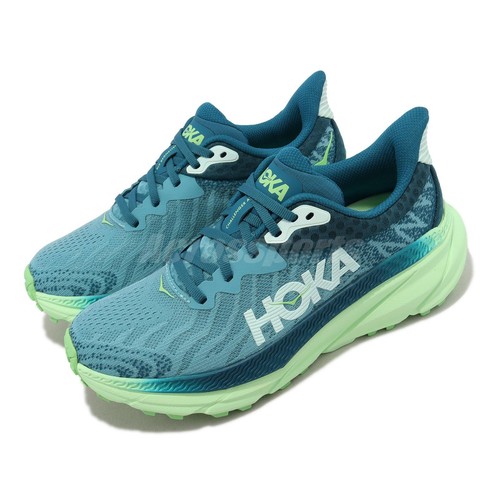 

Мужские кроссовки Hoka Challenger ATR 7 Blue Lime Green 1134498-OMLG, Синий, Challenger Atr 7