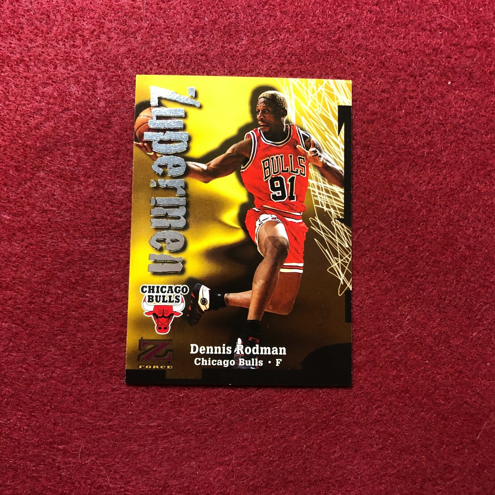 DENNIS RODMAN , CHICAGO BULLS , 1997 Z-FORCE , NBA