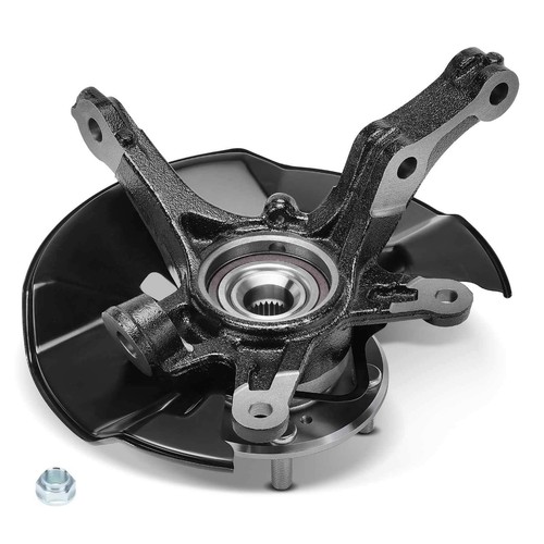 Front Driver Side Steering Knuckle & Hub Bearing Assy for Honda Civic 2013-2015