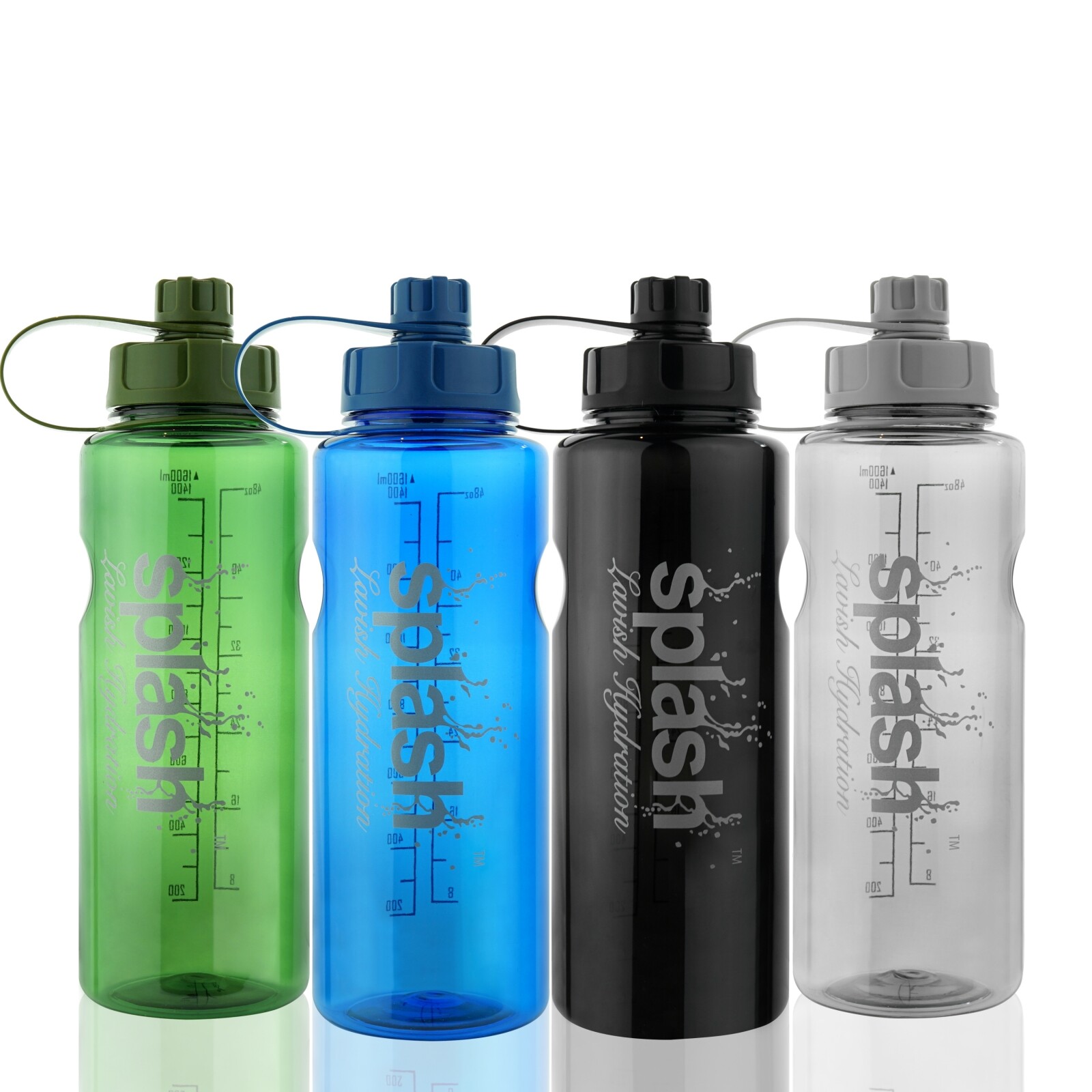 54oz Motivational Water Bottle With handle Leakproof&BPA Free for Office Outdoor