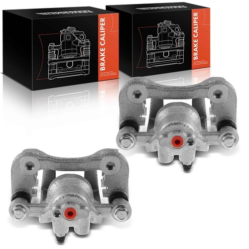 2PCS Brake Caliper w/ Bracket for Hyundai Tucson Kia Sportage Rear Left & Right