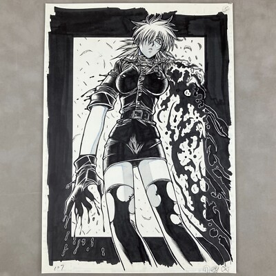 GAHO-SHOP Hellsing Seras Victoria Limited Duplicate Manga Manuscript Page Japan