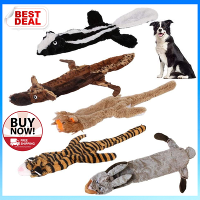 dog squeaky toys without stuffing