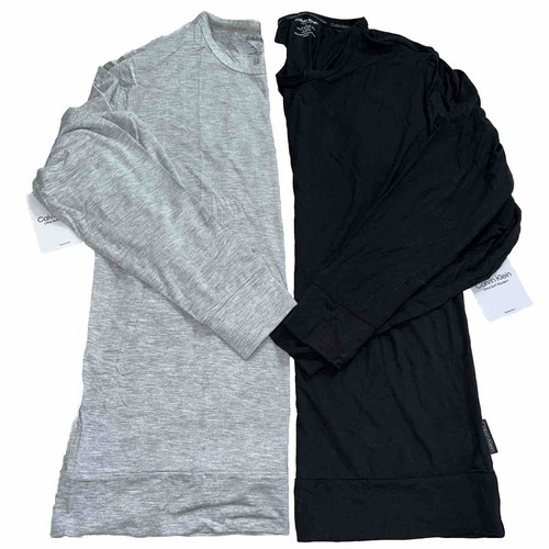 1 Calvin Klein ultra soft modern modal lounge sleepwear long sleeve shirt NM2234