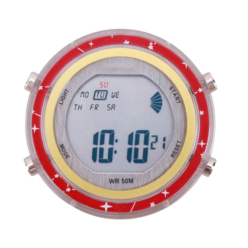 Mini Motorcycle Digital Clock Watch Stick Motorbike Display
