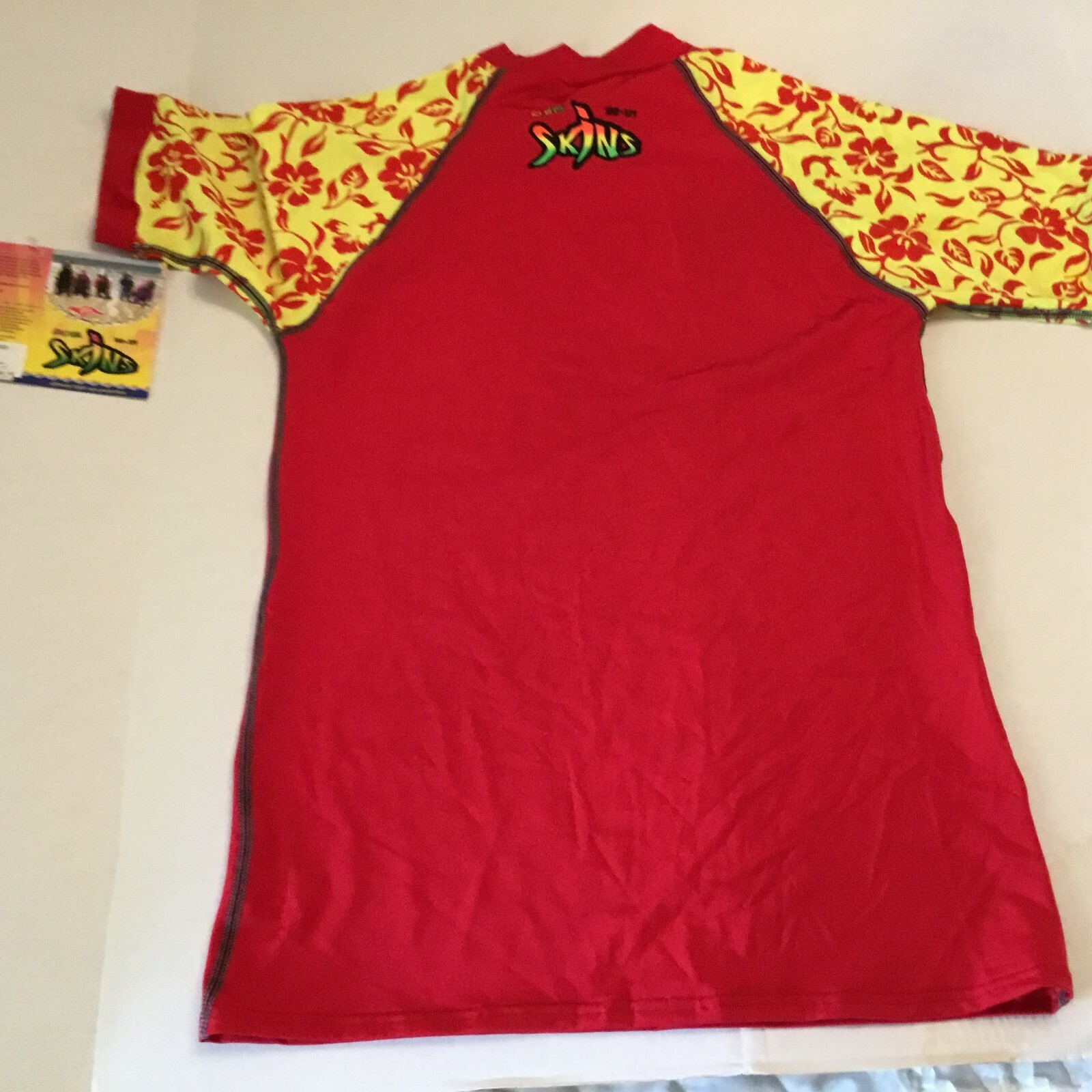 Radicool Skins Boys Swim Top Size 14 New with Tags 100+ SPF