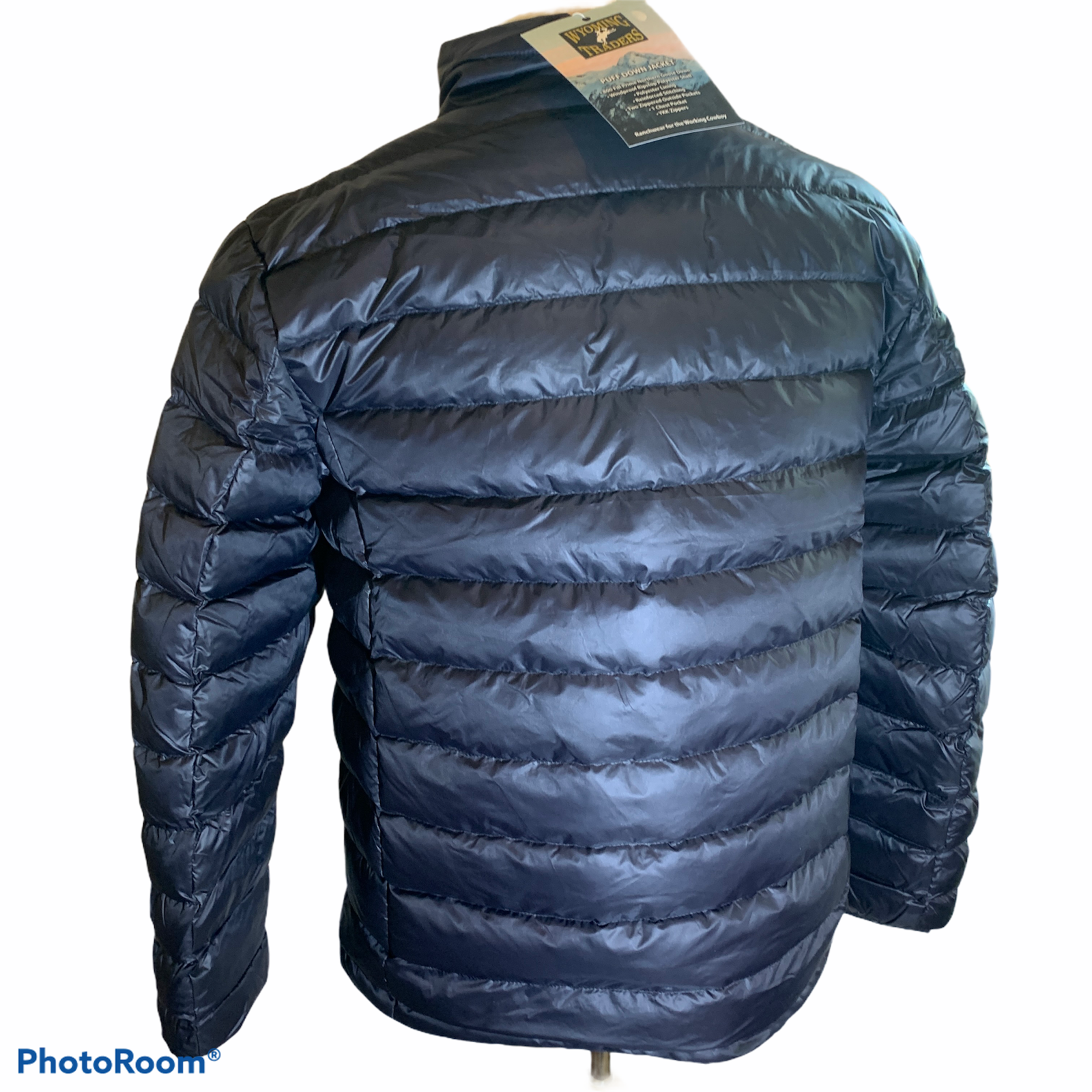 Wyoming Traders Mens McKinley Black 800 Goose Down Puffer Jacket / Coat