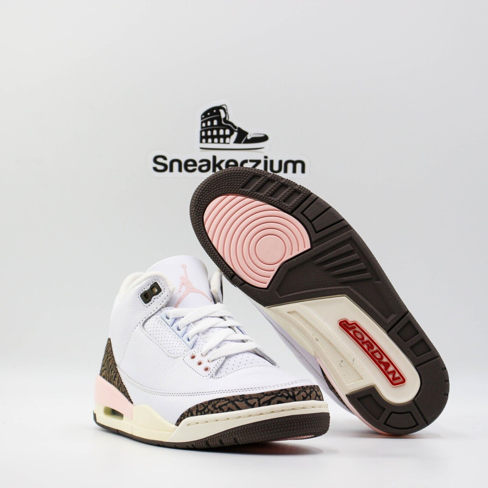 

Женские кроссовки Nike Air Jordan 3 Retro Neapolitan Dark Mocha CK9246-102, новые, White/dark mocha-atmosphere-sail, Air Jordan 3 Retro