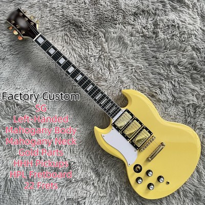 6 Strings SG Electric Guitar Left-Handed Mahogany Body&Neck HPL Fretboard 22Fret
