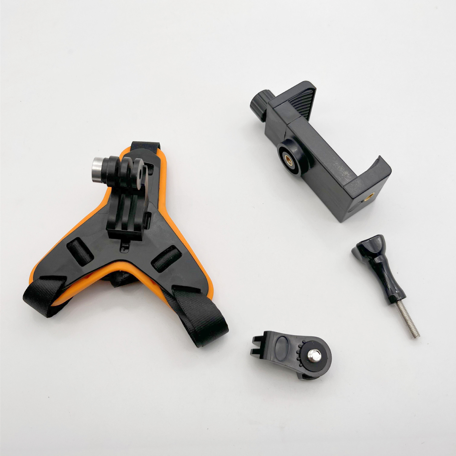 Motorcycle Helmet Chin Strap Mount Holder With Phone Clip For Action Camera US