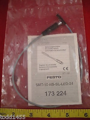Festo SMT-10-NS-SL-LED-24 173 224 Proximity Switch Sensor 3-pin 10-30V 200mA New