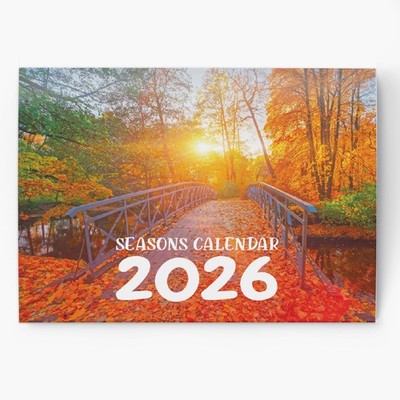 2026 Seasons Calendar Wall Monthly Planner Family Home Organiser
