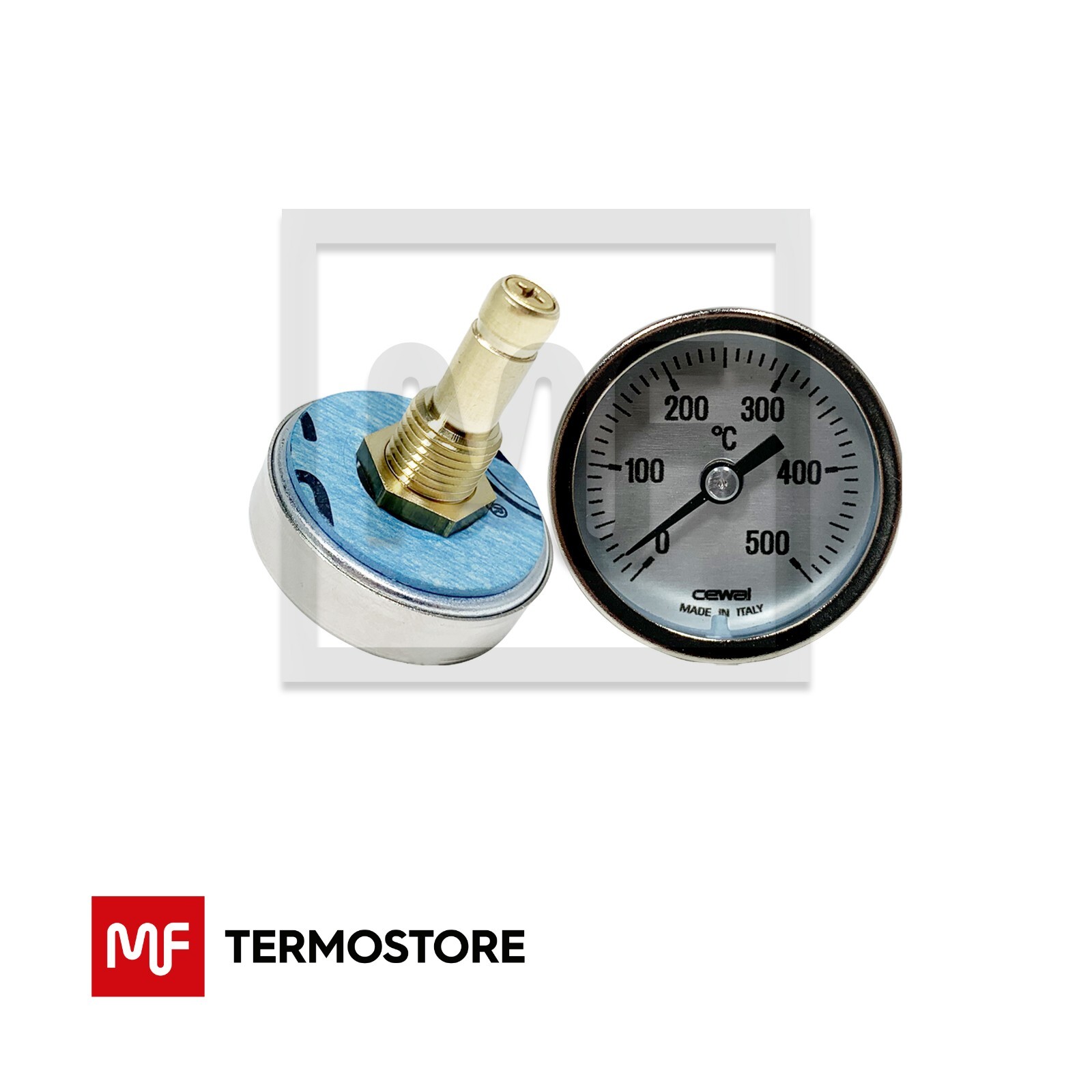 TERMOMETRO FORNO BARBECUE STUFA PIROMETRO 500° C  D. 40