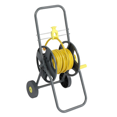 Garden Hose Reel Cart with Wheels, Outdoor Water Hose Reel w