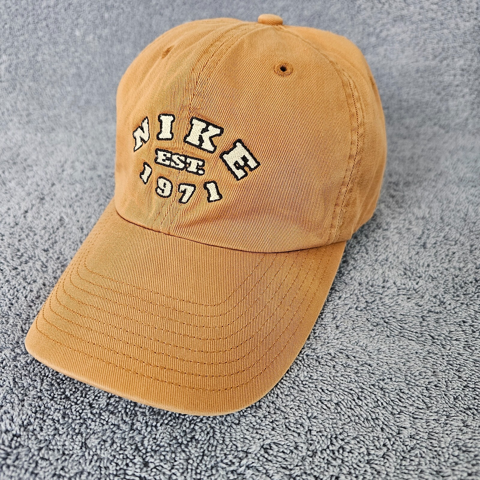 Vintage Nike Hat Baseball CapFaded Orange Strapback Adjustable