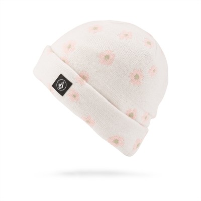 

Женская жаккардовая шапка Volcom с камнями, Star white