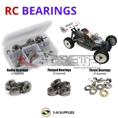 RCScrewZ Metal Shielded Bearing Kit ofn050b for Ofna/Jammin X2 1/8th Buggy | KIT