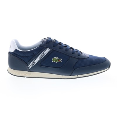 Lacoste Menerva Sport 0121 1 Мужские синие парусиновые кроссовки для образа жизни 8