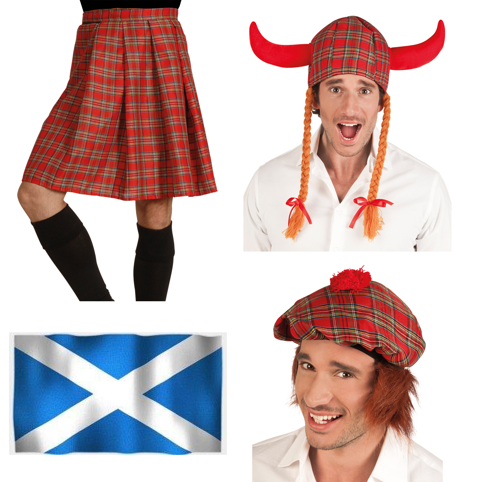 tartan hats fancy dress