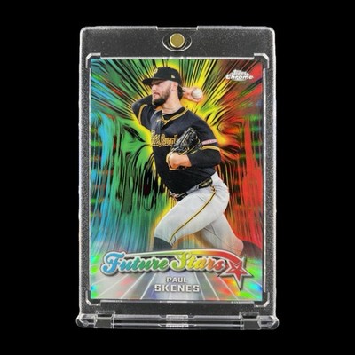 PAUL SKENES COLOR PAINT REFRACTOR HOLO CARD 2026 Topps Chrome Insert - Pirates