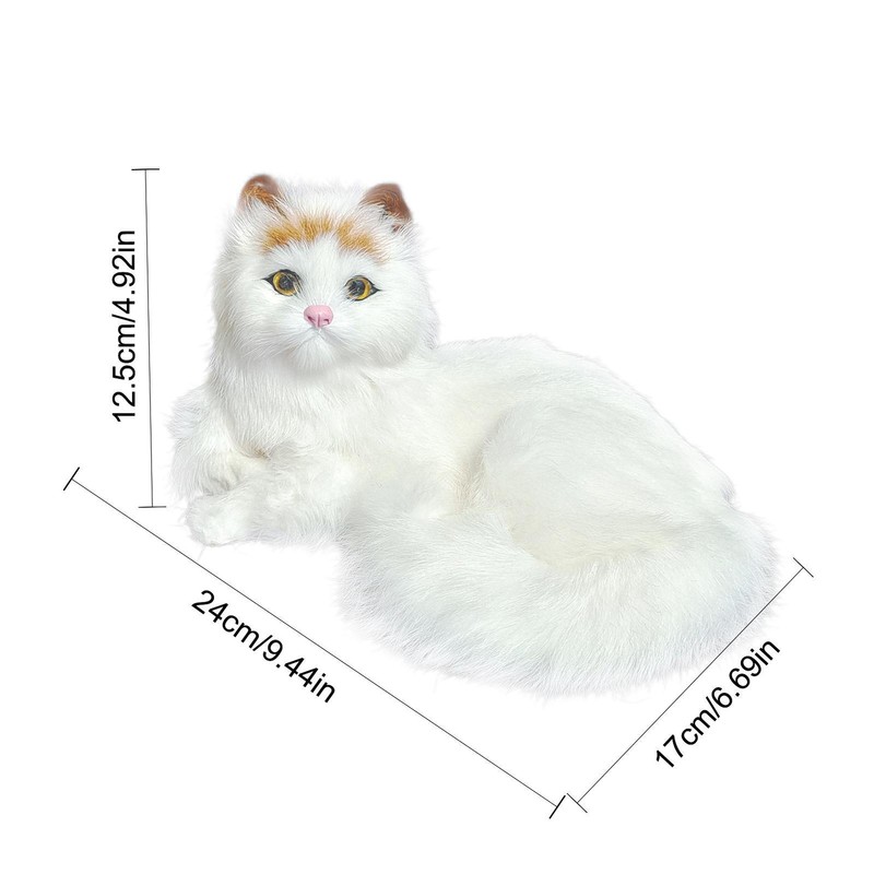 Cat Plush Toys For Kids Stuffed Animals Cats That Look Real Fluffy Dolls NEW