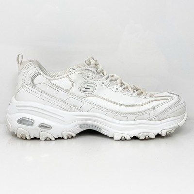 

Skechers Womens D Lites Fresh Start 11931EW Белая повседневная обувь Кроссовки Размер 8.5, Белый, D Lites Fresh Start