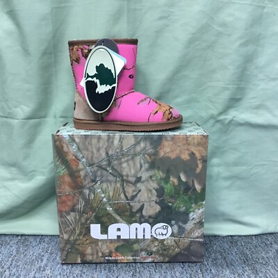 New Girls Lamo CK1842MO Pink Country Roots Classic Winter Boots Size 1