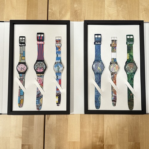 UNIQUE IN THE WORLD! 6 WATCHES! ONLY 221 PCS.! Swatch X MOMA