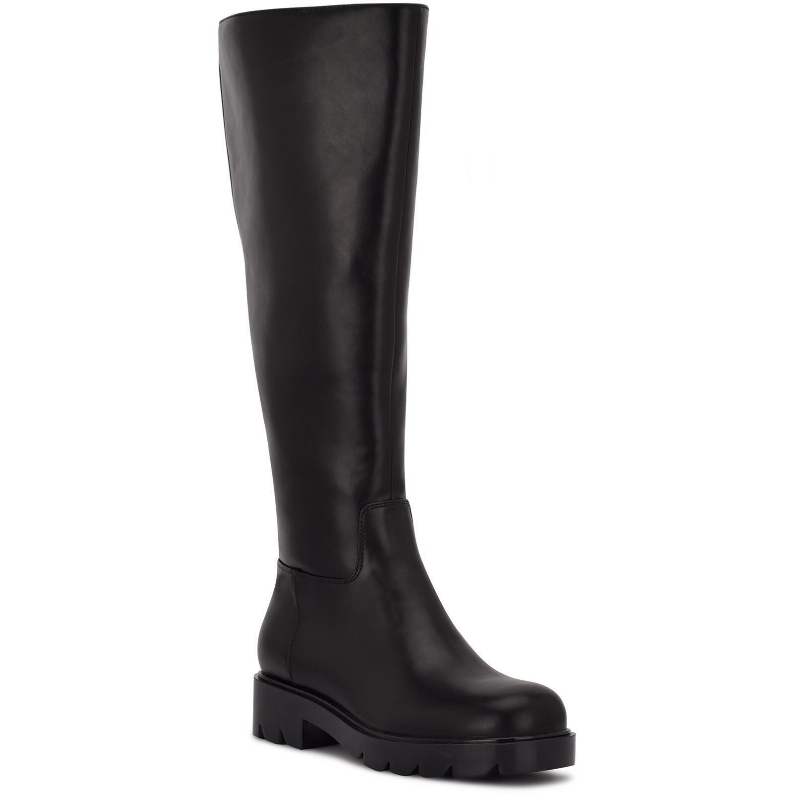 【Nine West】ミルデイ 3 New! Nine West Womens Faux Leather Embossed Knee-High Boots